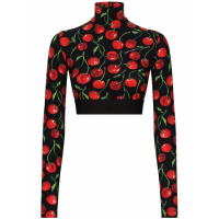 Dolce&Gabbana Women's 'Cherry' Crop Top