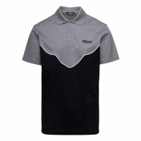 Versace Men's 'Embroidered Logo' Polo Shirt