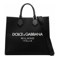 Dolce & Gabbana Men's 'Embossed Logo' Tote Bag