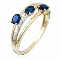Diamanta Women's 'Trio' Ring