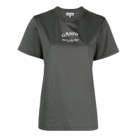 Ganni T-shirt 'Logo' pour Femmes