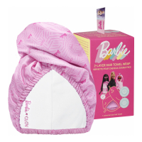GLOV Barbie™ ❤︎ Double-Sided Satin Premium Hair Wrap Towel | Satin Zigzag