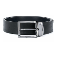 Emporio Armani Ceinture 'Square Buckle' pour Hommes