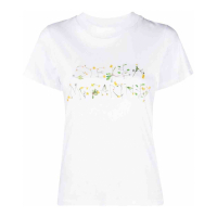 Stella McCartney T-shirt 'Floral Logo' pour Femmes