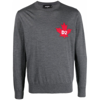 Dsquared2 Men's 'Maple Leaf-Motif' Sweater