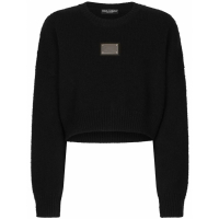 Dolce&Gabbana Women's 'Logo Plaque' Sweater