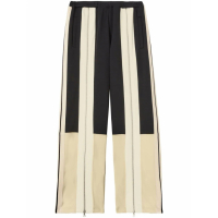 Palm Angels Women's 'Zip-Detailing Striped' Trousers
