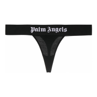 Palm Angels Tanga 'Logo-Trim Stretch' pour Femmes