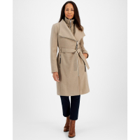 Calvin Klein Women's 'Belted' Wrap Coat