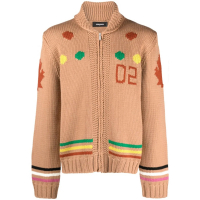 Dsquared2 Cardigan 'Intarsia Zip Up' pour Hommes