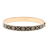 Tory Burch Women's 'Miller Enamelled-Logo Hinge' Bracelet