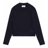 Ami Paris Pull 'Logo-Patch Knitted' pour Femmes