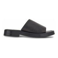 Ferragamo Sandales plates 'Crossover Strap' pour Hommes