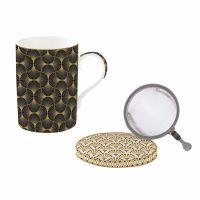 Easy Life Mug 350 ml With Lid And Metal Infuser In Colour Box Atmosp.Egyptology