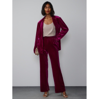 New York & Company Women's 'Velvet Mid Rise Side Slit' Trousers