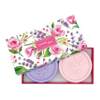 Esprit Provence Set de savon 'Lavande & Rose' - 100 g, 2 Pièces