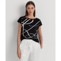 LAUREN Ralph Lauren Women's 'Logo' Short sleeve Top