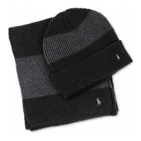 Polo Ralph Lauren Men's 'Rugby Stripe' Beanie & Scarf Set