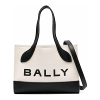 Bally Sac Cabas 'Logo-Print Colour-Block' pour Femmes