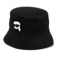 Karl Lagerfeld Women's 'Ikonik Karl-Print Reversible' Bucket Hat