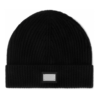 Dolce&Gabbana Men's 'DG Essentials Logo-Plaque' Beanie