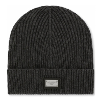 Dolce&Gabbana Men's 'Dg Essentials Logo-Patch' Beanie