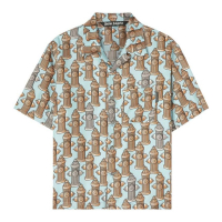 Palm Angels Men's 'Fire Hydrant Pocket Bowling' Short sleeve shirt