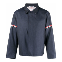 Thom Browne Surchemise 'Signature-Stripe Detail' pour Hommes