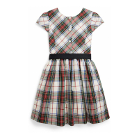 Polo Ralph Lauren 'Plaid' Fit & Flare Kleid für große Mädchen