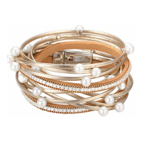 Liv Oliver Women's 'Multi Pearl' Bracelet