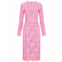Dolce & Gabbana Women's 'Floral-Lace' Midi Dress