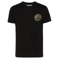 Versace Jeans Couture T-shirt 'Logo-Flocked' pour Hommes