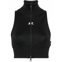 Courrèges Gilet 'Logo-Patch' pour Femmes