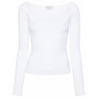 Alexander McQueen Women's 'Square-Neck' Long Sleeve top