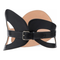 Alexander McQueen Women's 'The Curved Cut-Out' Belt