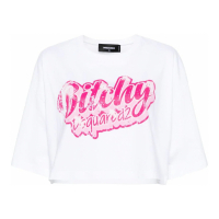 Dsquared2 T-shirt 'Graphic-Print' pour Femmes