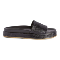 Giuseppe Zanotti Men's 'Gz-Indi Crocodile-Embossed' Slides