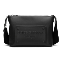 Dolce & Gabbana Sac Besace 'Raised-Logo' pour Hommes