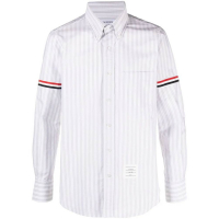 Thom Browne Chemise 'Grosgrain-Band Striped Oxford' pour Hommes