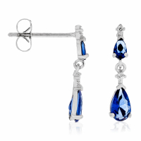L'instant d'or Boucles d'oreilles 'Goutte Couleur' pour Femmes