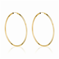 L'instant d'or Women's 'Créoles Elégance' Earrings