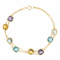 L'instant d'or Women's 'Pépites Multicolores' Bracelet