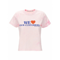 Alexander Wang T-Shirt court 'Slogan' pour Femmes