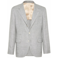 Brunello Cucinelli Blazer 'Notched-Lapels' pour Hommes