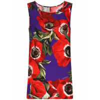 Dolce&Gabbana Women's 'Poppy-Print' Tank Top