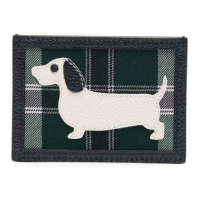 Thom Browne Men's 'Hector Check-Pattern' Card Holder