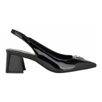 Guess Women's 'Zanda Pointed Toe Block Heel' Slingback Pumps