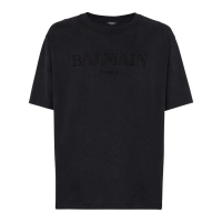 Balmain T-shirt 'Logo Embroidered' pour Hommes