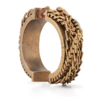 MM6 Maison Margiela 'Chain-Ling Hoop' Ohrringe für Damen