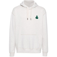 Isabel Marant Sweatshirt à capuche  'Matte Flocked-Logo' pour Hommes